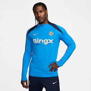 Chelsea F.C. Strike Men's Nike Dri-FIT Football Drill Top. Nike LU